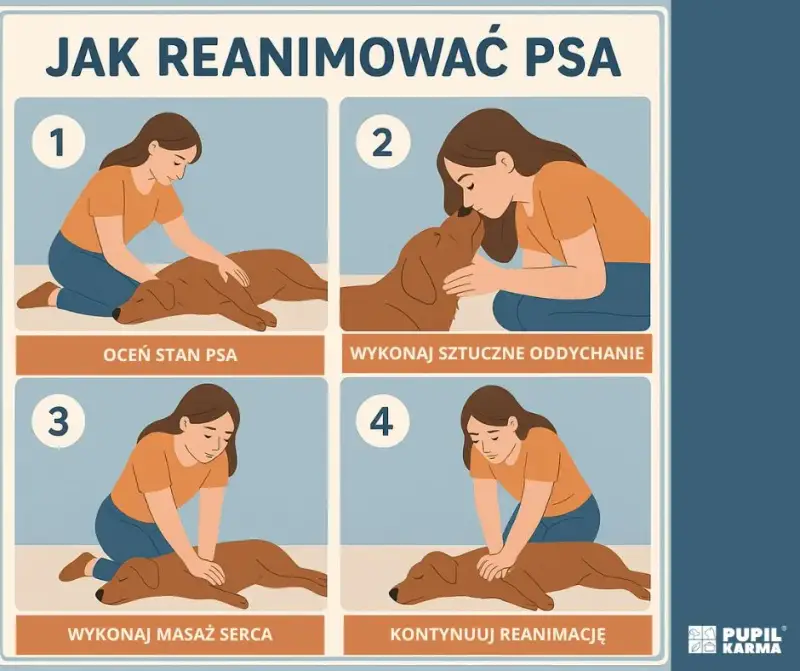 Reanimacja szczeniaka: Ratuj życie! Instrukcja RKO krok po kroku